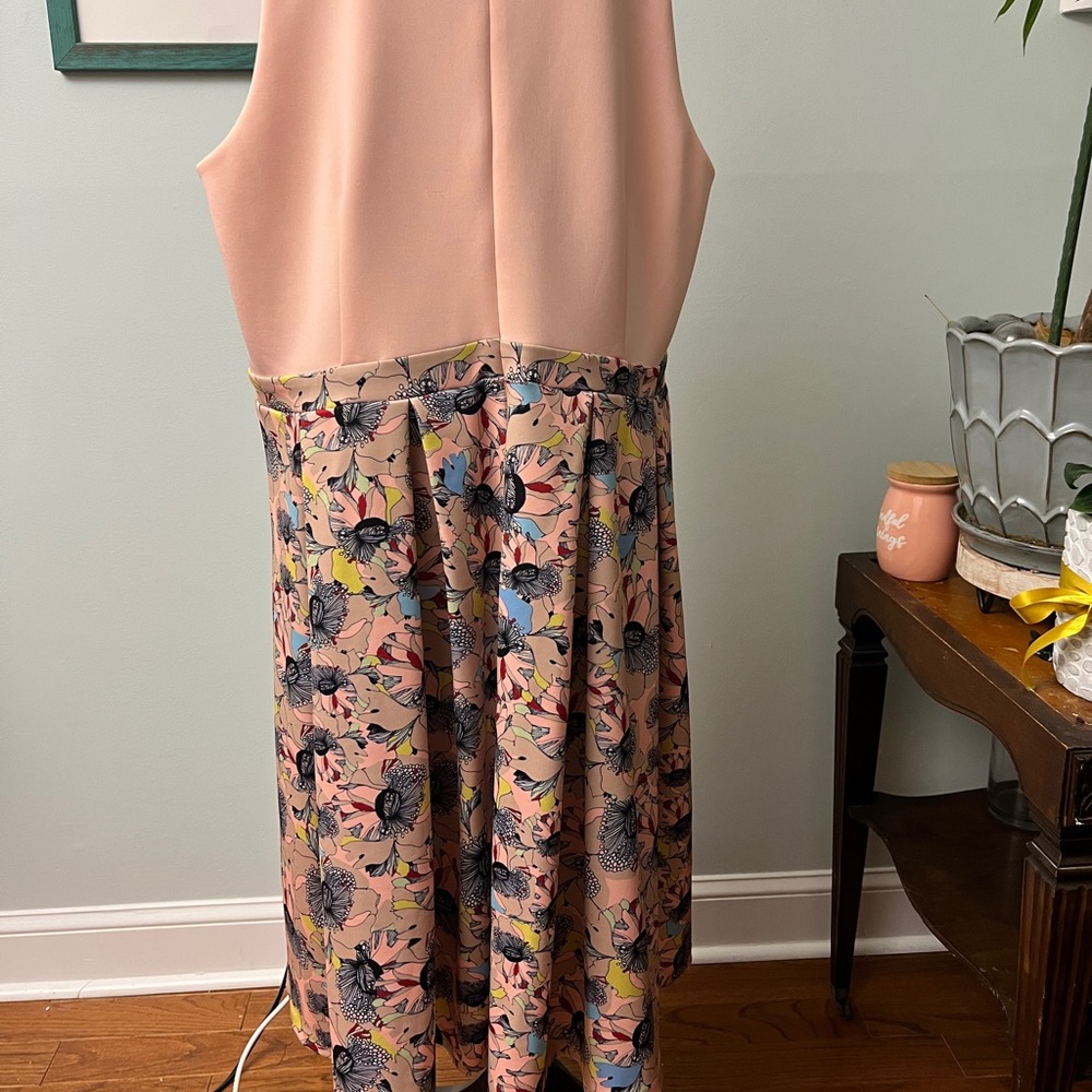 Eloquii Pink and Floral Dress - Picture 8 of 16